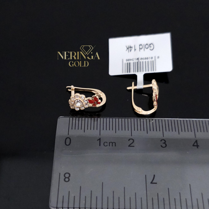 Rose gold children earrings #64595 Rose gold children earrings #64595