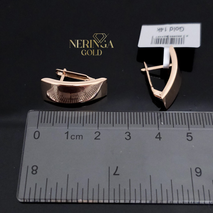 Rose gold english lock earrings #64711 Rose gold english lock earrings #64711