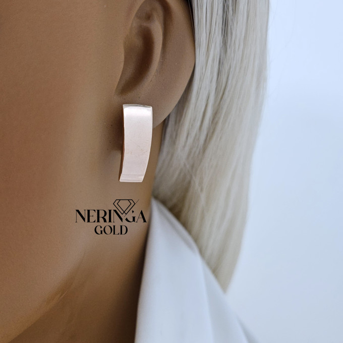 Rose gold english lock earrings #64711 Rose gold english lock earrings #64711