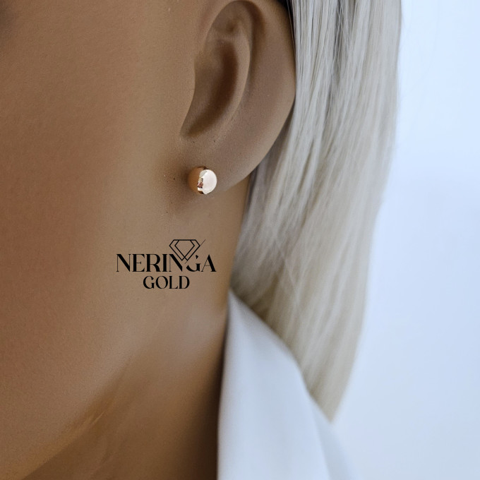 Rose gold stud earrings #64667 Rose gold stud earrings #64667