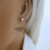Rose gold stud earrings #64671 Rose gold stud earrings #64671