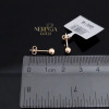 Rose gold stud earrings #64673 Rose gold stud earrings #64673