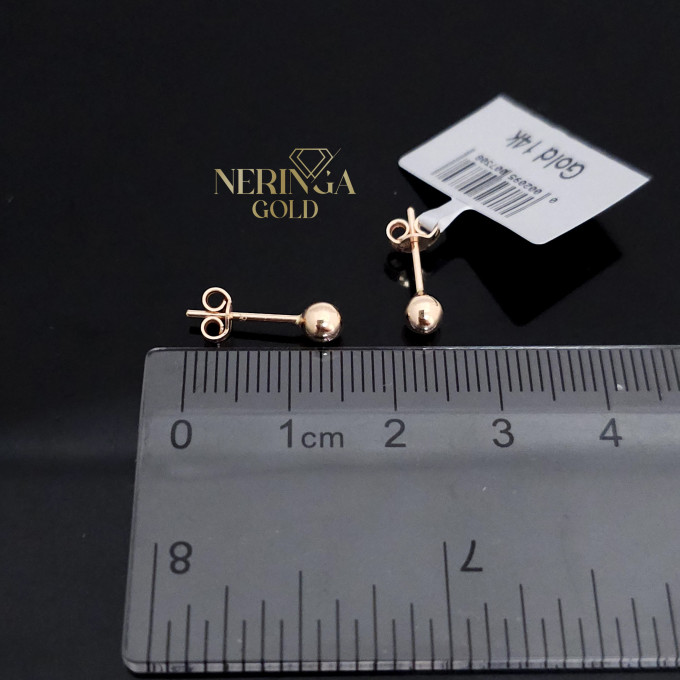 Rose gold stud earrings #64673 Rose gold stud earrings #64673