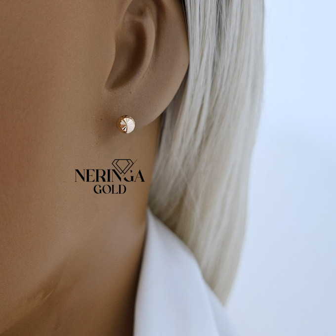 Rose gold stud earrings #64674 Rose gold stud earrings #64674