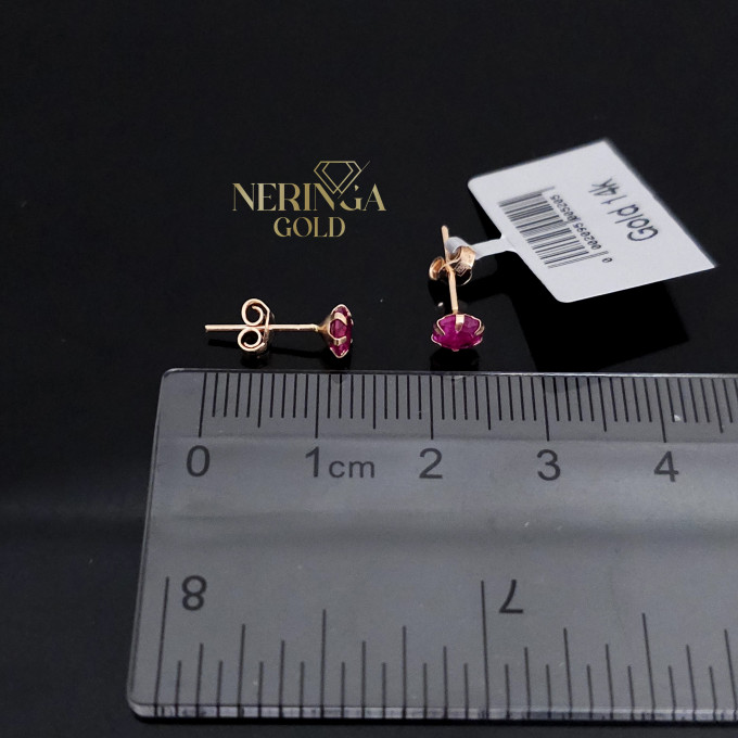 Rose gold stud earrings #64694 Rose gold stud earrings #64694
