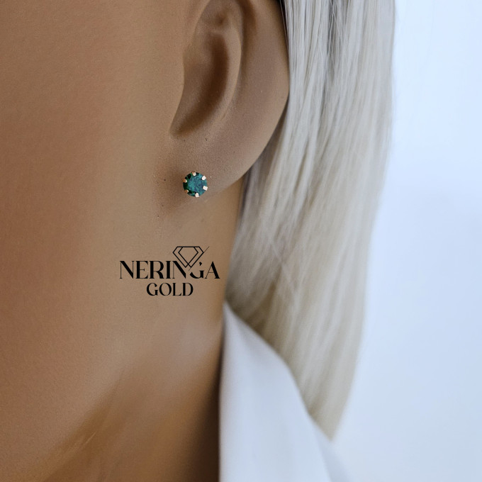 Rose gold stud earrings #64689 Rose gold stud earrings #64689