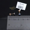 Rose gold stud earrings #64697 Rose gold stud earrings #64697