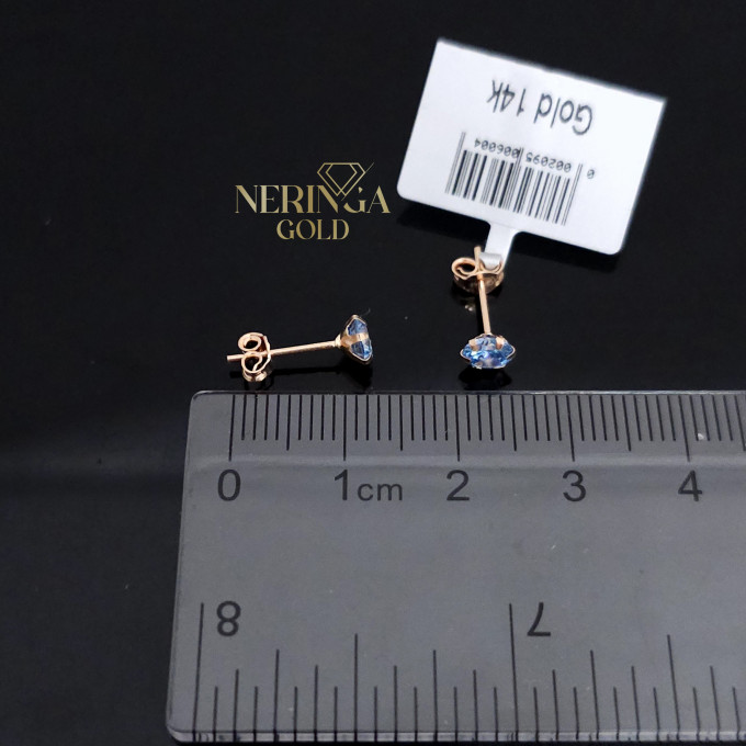 Rose gold stud earrings #64697 Rose gold stud earrings #64697