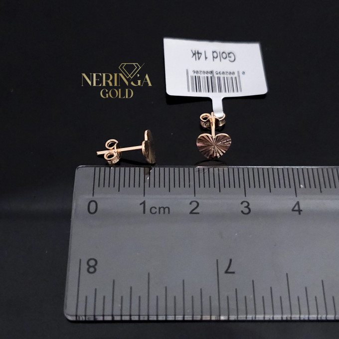 Rose gold children earrings #64682 Rose gold children earrings #64682