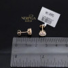 Rose gold stud earrings #64663 Rose gold stud earrings #64663