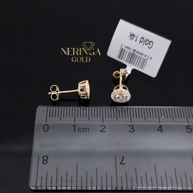 Rose gold stud earrings #64663 Rose gold stud earrings #64663