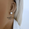 Rose gold stud earrings #64663 Rose gold stud earrings #64663