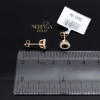 Rose gold stud earrings #64666 Rose gold stud earrings #64666