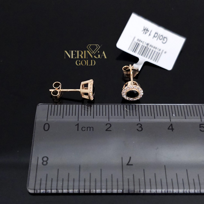 Rose gold stud earrings #64666 Rose gold stud earrings #64666