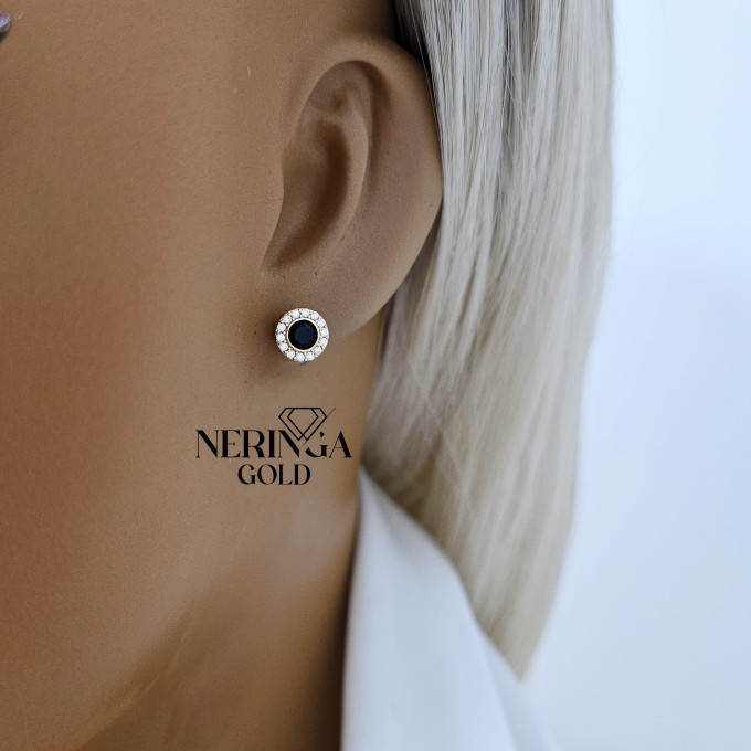 Rose gold stud earrings #64666 Rose gold stud earrings #64666
