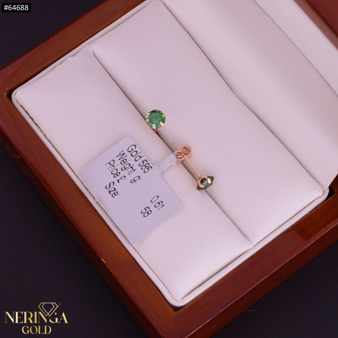 Rose gold stud earrings #64688 Rose gold stud earrings #64688