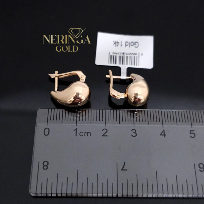 Rose gold english lock earrings #64856 Rose gold english lock earrings #64856