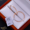 Rose gold hoop earrings #66166 Rose gold hoop earrings #66166