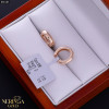 Rose gold hoop earrings #66183 Rose gold hoop earrings #66183