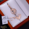 Rose gold english lock earrings #65828 Rose gold english lock earrings #65828