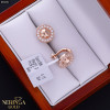 Rose gold english lock earrings #65832 Rose gold english lock earrings #65832