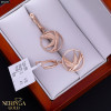 Rose gold english lock earrings #65833 Rose gold english lock earrings #65833