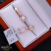 Rose gold english lock earrings #65843 Rose gold english lock earrings #65843