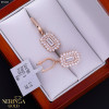 Rose gold english lock earrings #65844 Rose gold english lock earrings #65844