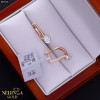 Rose gold english lock earrings #65916 Rose gold english lock earrings #65916