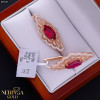Rose gold english lock earrings #65955 Rose gold english lock earrings #65955