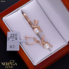 Rose gold english lock earrings #66002 Rose gold english lock earrings #66002