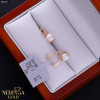 Rose gold english lock earrings #66007 Rose gold english lock earrings #66007