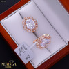 Rose gold english lock earrings #66012 Rose gold english lock earrings #66012