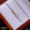 Rose gold navel piercing #66047