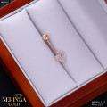 Rose gold navel piercing #66065