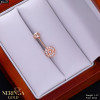 Rose gold navel piercing #66115