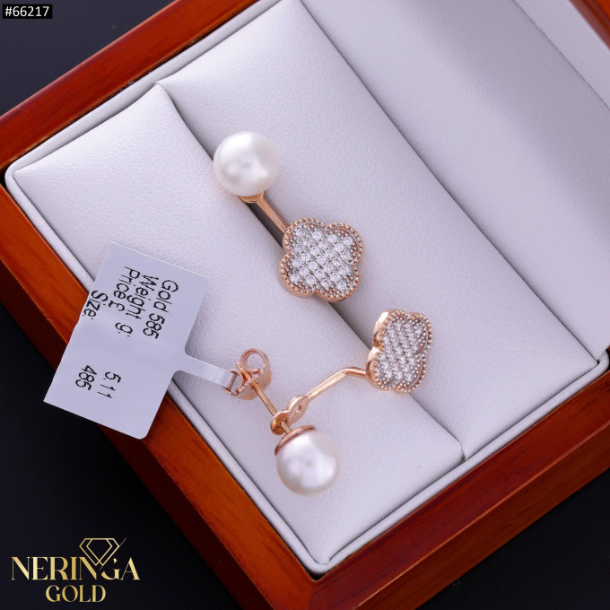 Rose gold earring #66217 Rose gold earring #66217