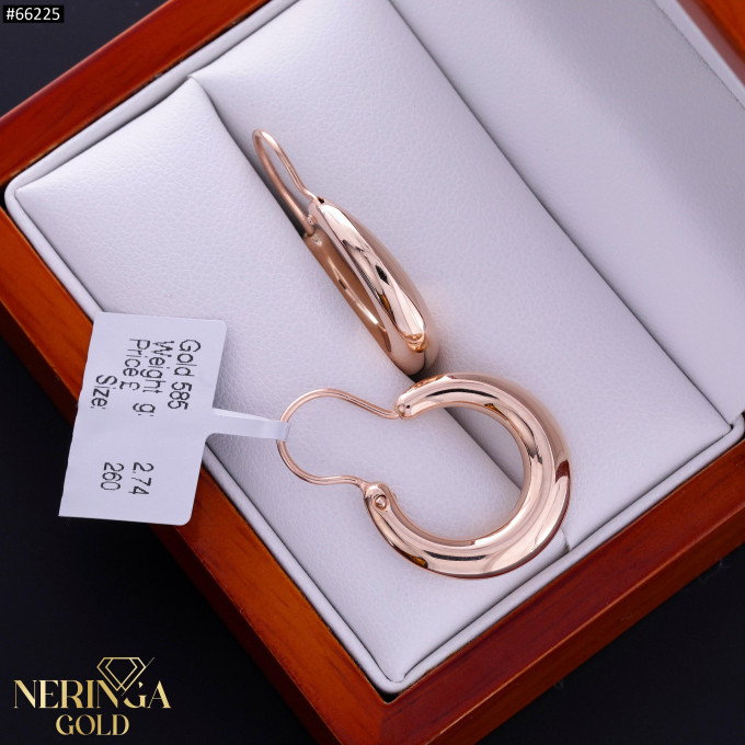 Rose gold earring #66225 Rose gold earring #66225