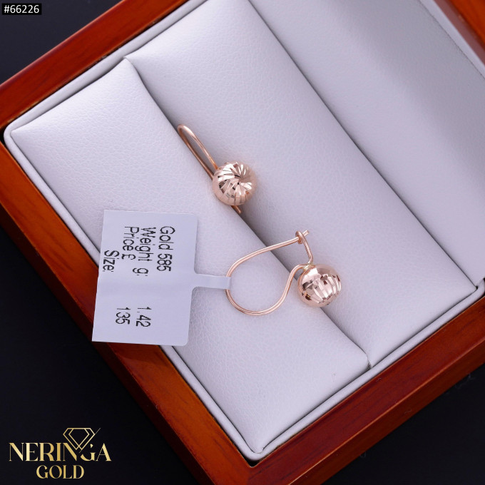 Rose gold earring #66226 Rose gold earring #66226