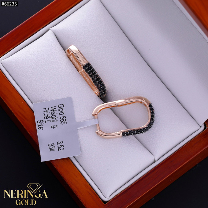 Rose gold earring #66235 Rose gold earring #66235