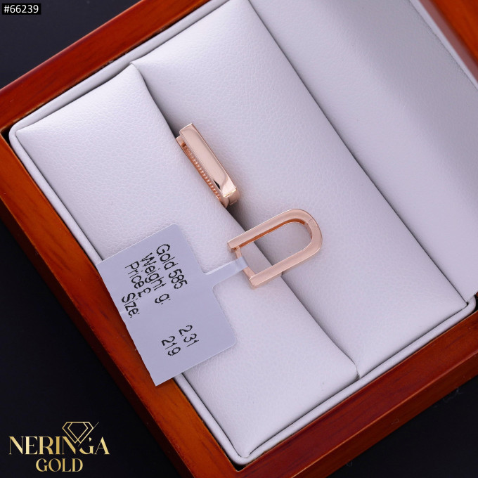 Rose gold earring #66239 Rose gold earring #66239