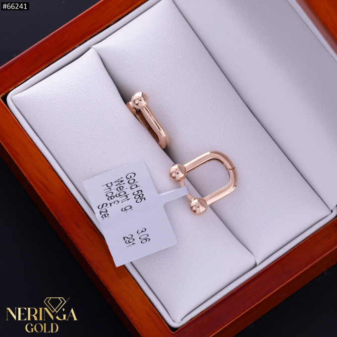 Rose gold earring #66241 Rose gold earring #66241