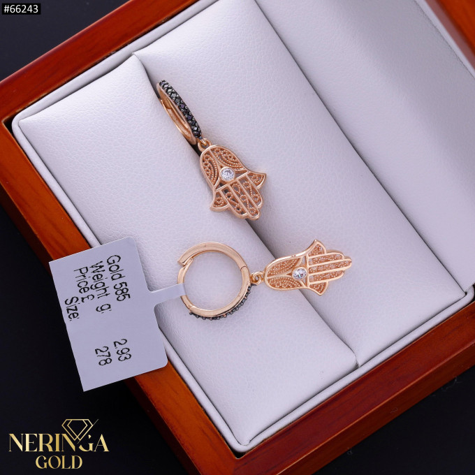 Rose gold earring #66243 Rose gold earring #66243