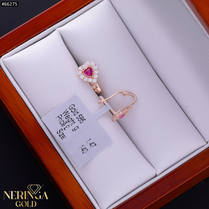 Rose gold children earrings #66275 Rose gold children earrings #66275
