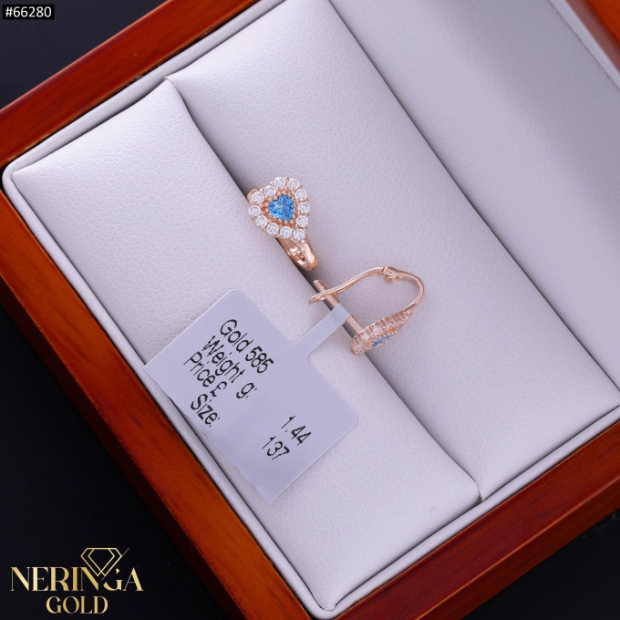 Rose gold children earrings #66280 Rose gold children earrings #66280