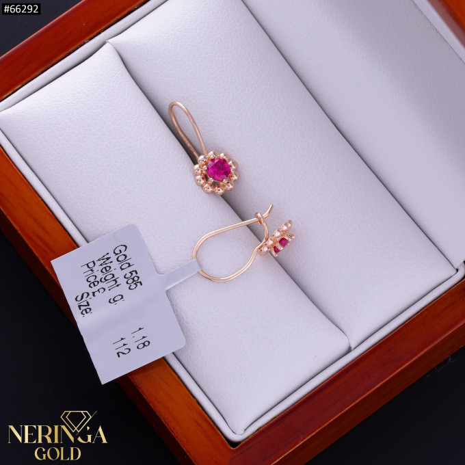 Rose gold children earrings #66292 Rose gold children earrings #66292