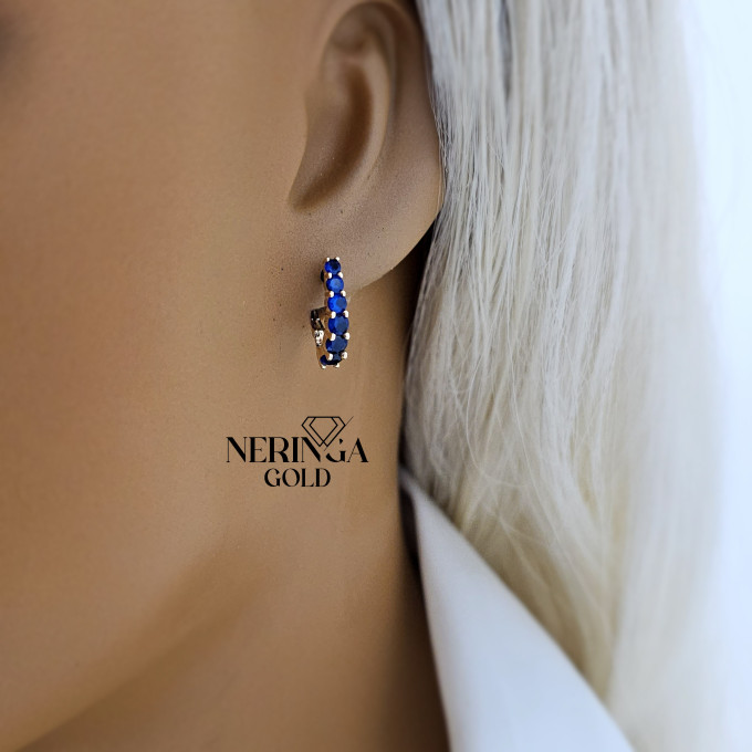 Rose gold english lock earrings #65815 Rose gold english lock earrings #65815