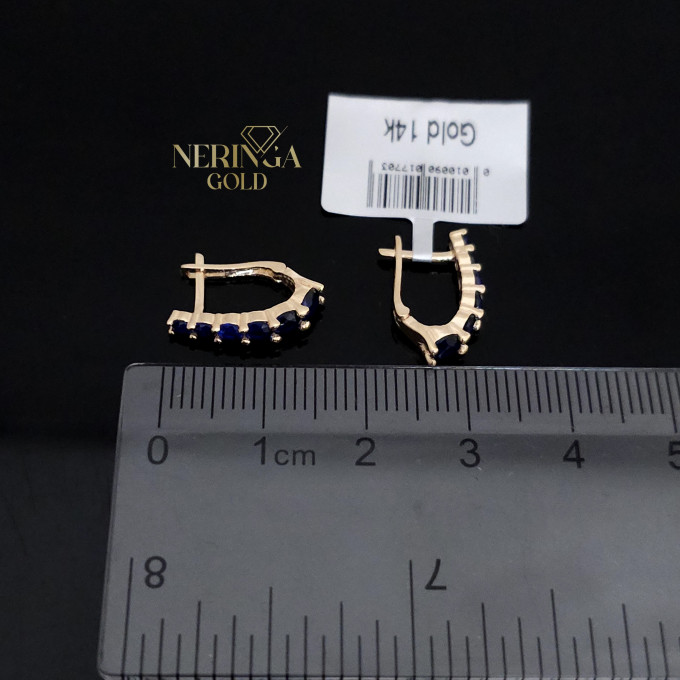 Rose gold english lock earrings #65815 Rose gold english lock earrings #65815