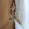 Rose gold english lock earrings #65922 Rose gold english lock earrings #65922