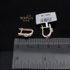 Rose gold english lock earrings #65900 Rose gold english lock earrings #65900